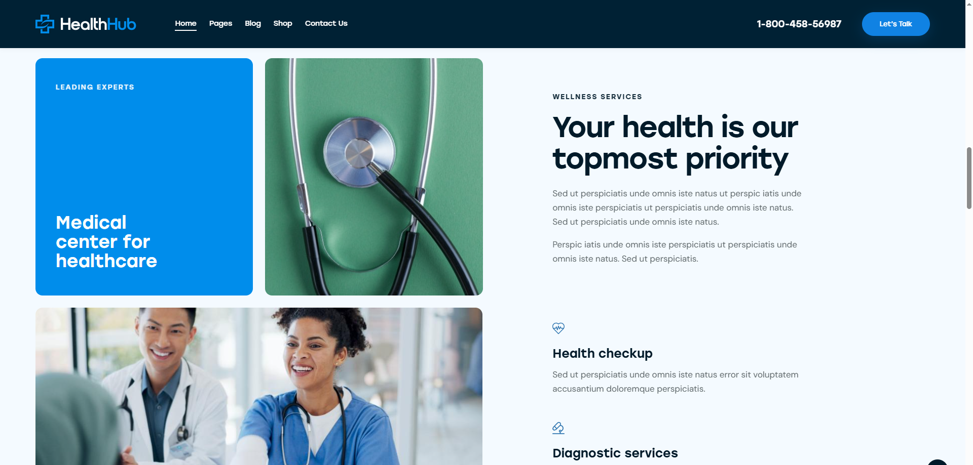 Health & Wellness Clinics Template 1 