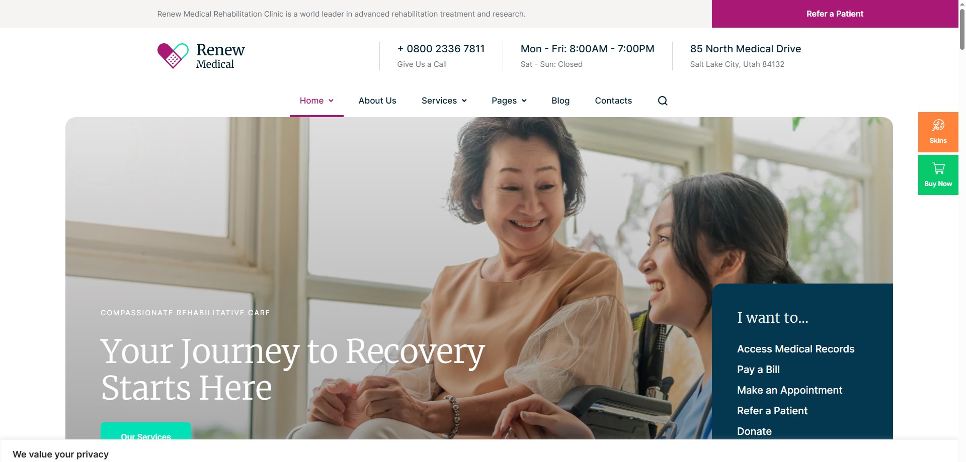 Health & Wellness Clinics Template 3