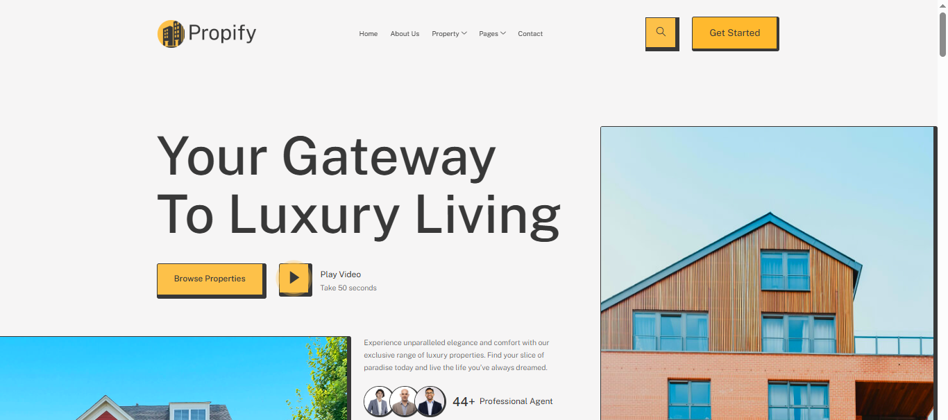 Real Estate & Property Management Template 2