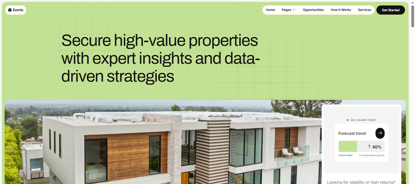 Real Estate & Property Management Template 3