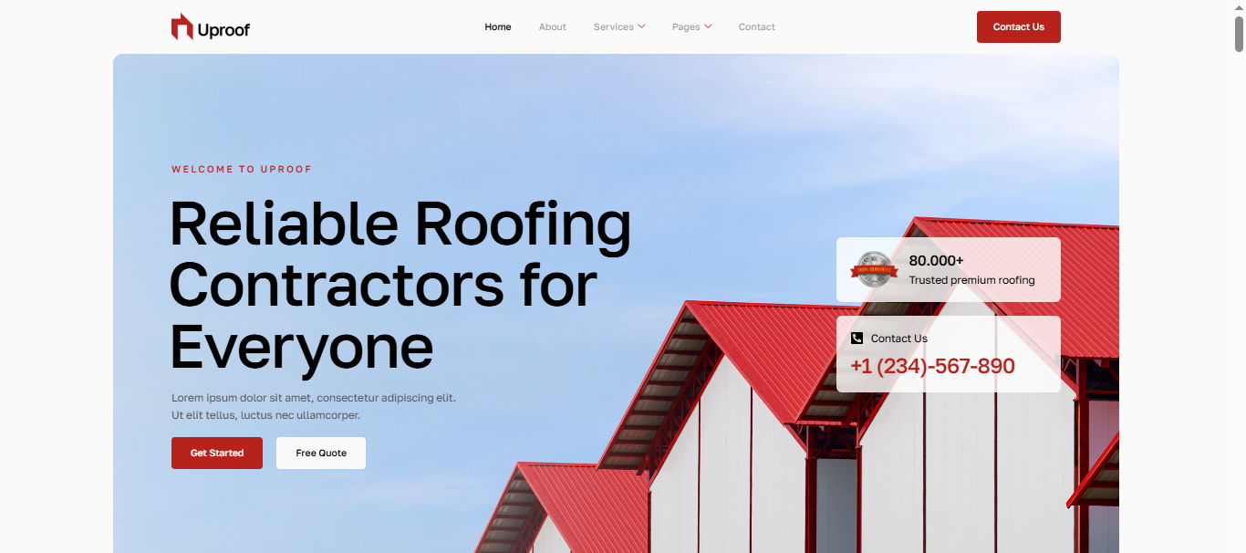 Roofing Template 3